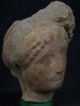 Ancient Teracotta Head Roman C.  200 Bc Tr507 Roman photo 3