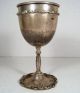 Vintage J.  Torres Mexico.  925 Sterling Silver Goblet Chalice 9.  6 Oz 271 Grams Cups & Goblets photo 1