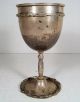 Vintage J.  Torres Mexico.  925 Sterling Silver Goblet Chalice 9.  6 Oz 271 Grams Cups & Goblets photo 2