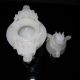 100 Natural Afghan White Jade Hand - Craved Incense Burner & Lid W Pixiu Dragon Other Antique Chinese Statues photo 4