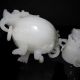 100 Natural Afghan White Jade Hand - Craved Incense Burner & Lid W Pixiu Dragon Other Antique Chinese Statues photo 5