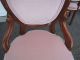 Two Antique Victorian Parlor Chairs Newly Upholstered - 1900-1950 photo 3