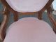 Two Antique Victorian Parlor Chairs Newly Upholstered - 1900-1950 photo 5