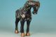 Chinese Old Cloisonne Handmade Carving Horse Collect Statue Home Decoration Other Antique Chinese Statues photo 3