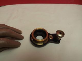 Microscope (substage Fitting) Lacquered Brass (leitz/zeiss?) Iris Diaphragm photo