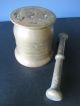 Antique Large French Bronze 17th Century Apothecary Pestle And Mortar Primitives photo 10