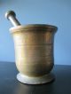 Antique Large French Bronze 17th Century Apothecary Pestle And Mortar Primitives photo 1