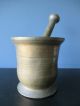 Antique Large French Bronze 17th Century Apothecary Pestle And Mortar Primitives photo 2