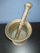 Antique Large French Bronze 17th Century Apothecary Pestle And Mortar Primitives photo 7