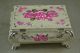 Chinese Rare Old Handwork Cloisonne Decoration Noble Rose Court Jewelry Box Boxes photo 2