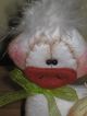 Primitive Hc Raggedy Chicken W/ Baby Chick Doll Ornie Shelf Sitter Bowl Filler Primitives photo 2