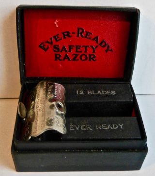 Vintage Ever Ready Safety Razor & Blades -, photo