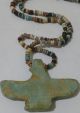 Wonderful Egyptian Pharaoh ' S Necklace,  Mummy Beads Terracotta 34 