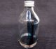 Vintage Abbott Laboratories 300 Ml Glass Iv Graduated Bottle Hanger Nacl Zombies Bottles & Jars photo 3