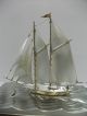 The Sailboat Of Silver960 Of Japan.  2masts.  73g/ 2.  57oz.  Takehiko ' S Work. Other Antique Sterling Silver photo 4