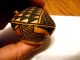 Native American Acoma Pueblo Miniature Seed Pot By Kim ' A ' Aits ' A.  Signed.  Repaired Native American photo 8