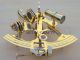 Solid Brass Sextant Ship Navigation Egypt Astrolabe Educational Brass Sextant Sextants photo 3