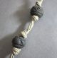 Pre Columbian Terracotta Deity & Spindle Beads Necklace 17” 16g The Americas photo 6