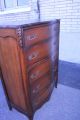 Wonderful Country French Mahogany Laundry,  High Chest Dresser With Drawers 1900-1950 photo 3