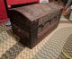 Antique,  Dome Top Tin / Wood Ornate Steamer Trunk (late 1800,  S - Victorian) 1800-1899 photo 10