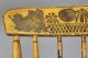 Great Early 19th C Ct Child ' S Windsor Highchair Yellow Decorated Paint Primitives photo 9