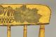 Great Early 19th C Ct Child ' S Windsor Highchair Yellow Decorated Paint Primitives photo 8