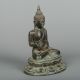Antique Thai Style Bronze Sukhothai Buddha Statue In Abhaya Teaching - 21cm/8.  5 
