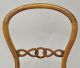 Antique Victorian Balloon Back Child Or Doll Size Fruit Wood And Cane Seat Chair 1800-1899 photo 3