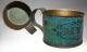 Authentic Antique Tin Cup For Child Painted My Girl 19th Century Primitives photo 1