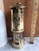 Miner ' S Safety Lamp Brass Lantern E.  Thomas & Williams Cambrian - Made In Wales Uk Mining photo 9