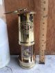 Miner ' S Safety Lamp Brass Lantern E.  Thomas & Williams Cambrian - Made In Wales Uk Mining photo 1