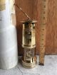 Miner ' S Safety Lamp Brass Lantern E.  Thomas & Williams Cambrian - Made In Wales Uk Mining photo 2