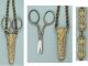 Ornate Antique English Filigree Sewing Chatelaine 7 Attachments Circa 1890s Other Antique Sewing photo 2