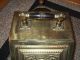 Antique Vtg Brass Wood Handle Coal Ash Bin Fireplace Fire Scuttle Box 1850 Hearth Ware photo 7