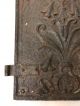 Antique Vtg Cast Iron Wood Stove Door Ornate Rustic Decor Steampunk Wall Hanging Stoves photo 4