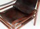 Vintage 1970 ' Hungarian Leather Safari Armchair In Manner Of Arne Norell 1900-1950 photo 9
