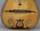 Antique Circa 1800 Finely Inlaid Snakes 12 - String,  Baroque Guitar & Case String photo 6