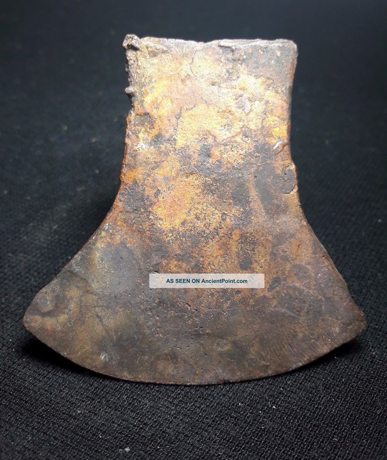 Laos Fish - Tailed Bronze Ax Adze Late Iron Age 2.  1 Inch Colorful Item [tm34 ] Neolithic & Paleolithic photo