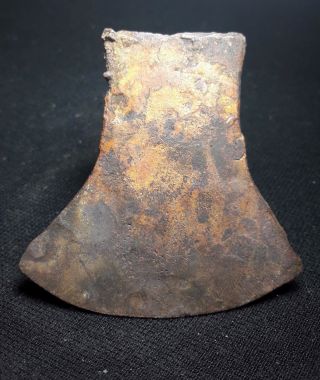 Laos Fish - Tailed Bronze Ax Adze Late Iron Age 2.  1 Inch Colorful Item [tm34 ] photo