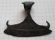 Viking Period Bronze Amulet Axе With Hooks 1000 - 1200 Ad Viking photo 5