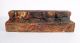 Sicilian Vintage 19th C Hand - Carved/painted Wooden Donkey Cart Rail Piece Italy South Italian photo 1
