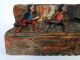 Sicilian Vintage 19th C Hand - Carved/painted Wooden Donkey Cart Rail Piece Italy South Italian photo 3