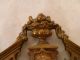 Small Antique Late 19th Century Bronze Elaborately Framed Mirror W/ Griffins Mirrors photo 7