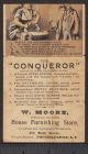 Poughkeepsie Ny 1880 ' S Conqueror Clothes Wringer Metamophic Ny Advertising Card Clothing Wringers photo 3