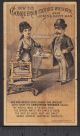 Poughkeepsie Ny 1880 ' S Conqueror Clothes Wringer Metamophic Ny Advertising Card Clothing Wringers photo 4