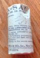 Antigue Vintage Hux = Sal Medicine Bottle Dr Huxley Salt 1906 E.  Fouger Other Medical Antiques photo 1