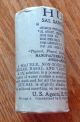Antigue Vintage Hux = Sal Medicine Bottle Dr Huxley Salt 1906 E.  Fouger Other Medical Antiques photo 2