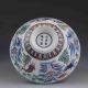 Chinese Porcelain Bowl Hand - Painted Goldfish W Qianlong Mark G481 Bowls photo 6