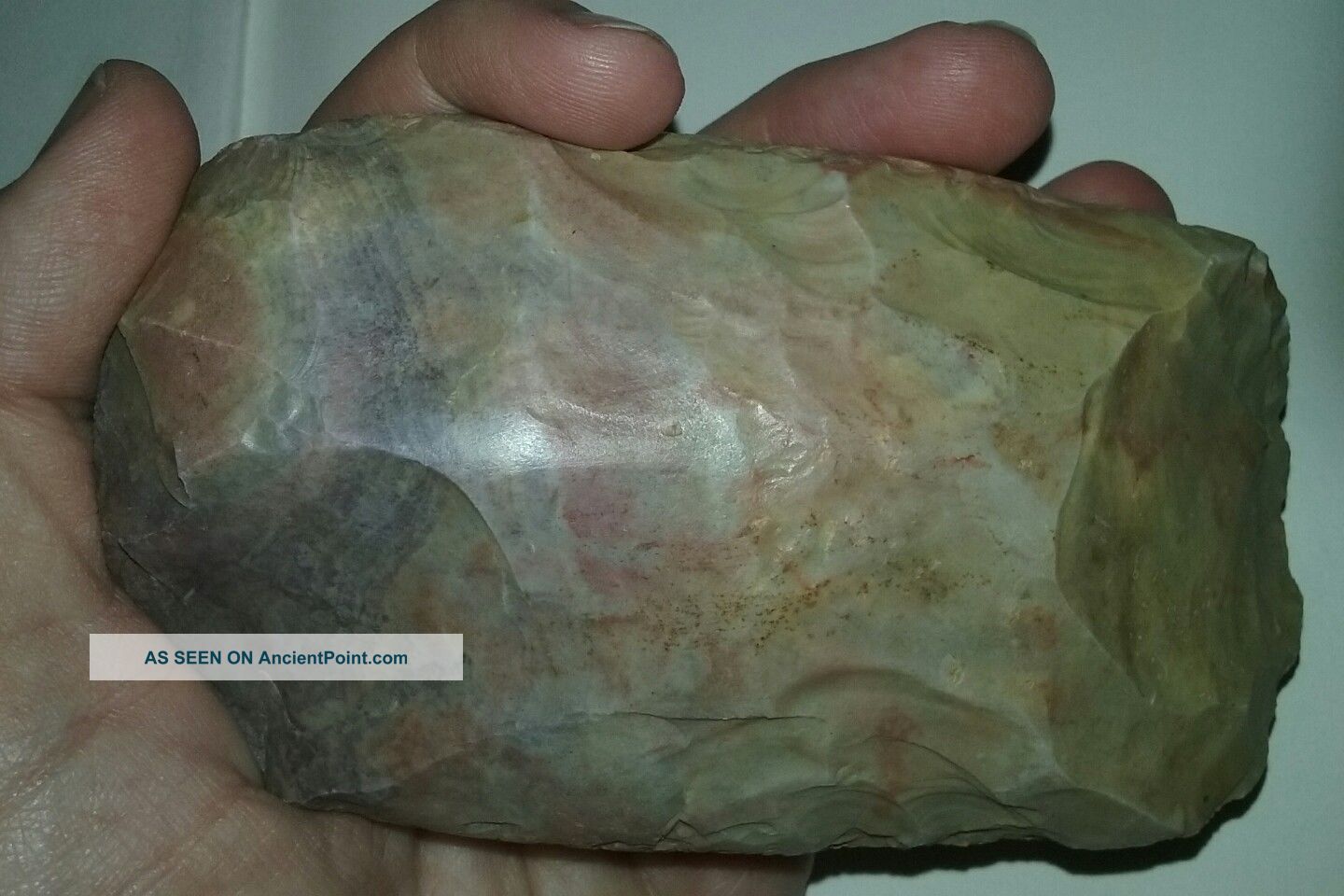 Ancient Egyptian Neolithic - Fayum - Stone Hand Axe / Tool 7000 - 9000 Years Old Neolithic & Paleolithic photo