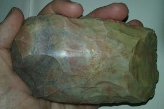 Ancient Egyptian Neolithic - Fayum - Stone Hand Axe / Tool 7000 - 9000 Years Old photo